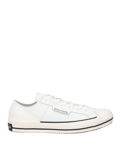 Palm Angels Man Sneakers White Size 7 Soft Leather