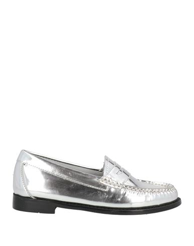 Weejuns® By G.h. Bass & Co Weejuns By G. H. Bass & Co Woman Loafers Silver Size 6.5 Soft Leather