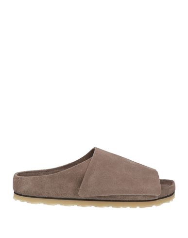 Birkenstock Man Sandals Dove Grey Size 7 Soft Leather