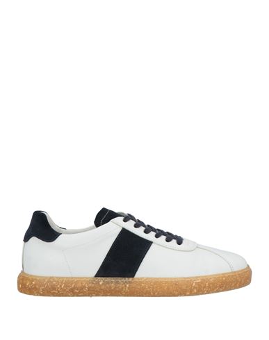 Barbati Man Sneakers White Size 12 Soft Leather