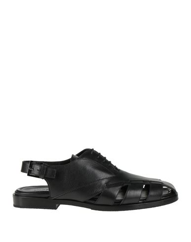 Jimmy Choo Man Sandals Black Size 12 Soft Leather