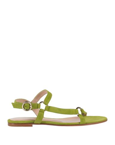 Gianvito Rossi Woman Sandals Acid Green Size 8 Soft Leather