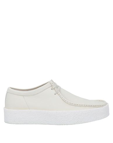 Shop Clarks Originals Man Ankle Boots Off White Size 9 Soft Leather