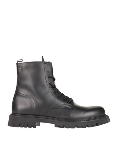 Jack & Jones Man Ankle Boots Steel Grey Size 9 Soft Leather