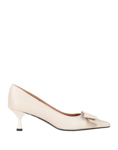 Ovye' By Cristina Lucchi Woman Pumps Ivory Size 7 Soft Leather In White