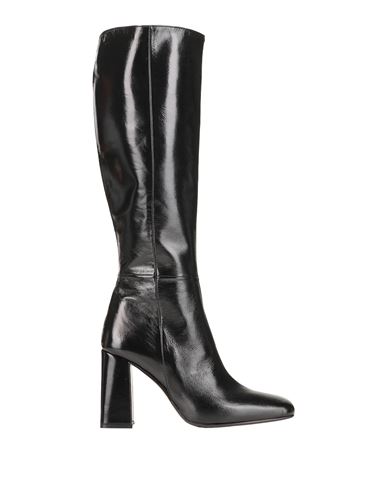L'arianna Woman Boot Black Size 10 Soft Leather In Black