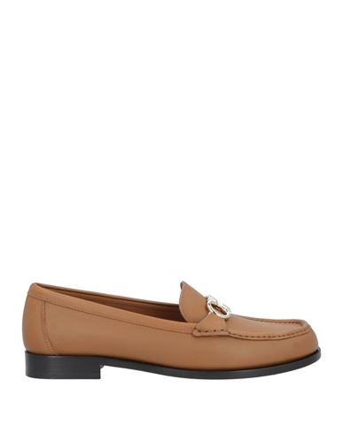 Ferragamo Woman Loafers Brown Size 11.5 Calfskin