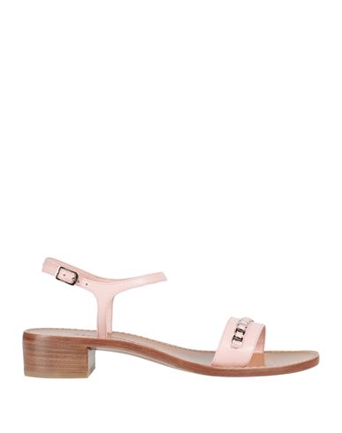 Shop Ferragamo Woman Sandals Light Pink Size 8 Calfskin