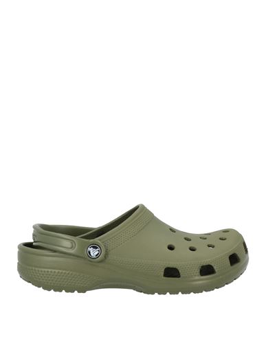 Crocs Woman Mules & Clogs Dark Green Size 8 Eva (ethylene - Vinyl - Acetate) In Green