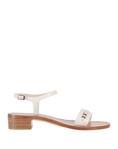 Ferragamo Woman Sandals Off White Size 5 Calfskin