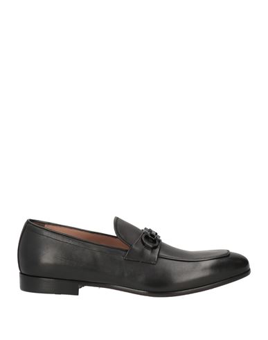 Ferragamo Man Loafers Black Size 7.5 Calfskin