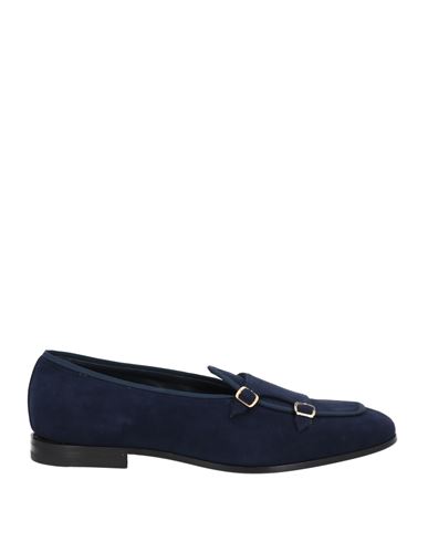 Fabi Man Loafers Navy Blue Size 10.5 Soft Leather
