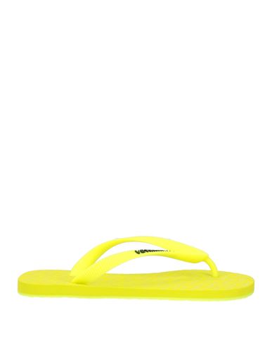 Vetements Woman Toe Strap Sandals Yellow Size 8 Rubber