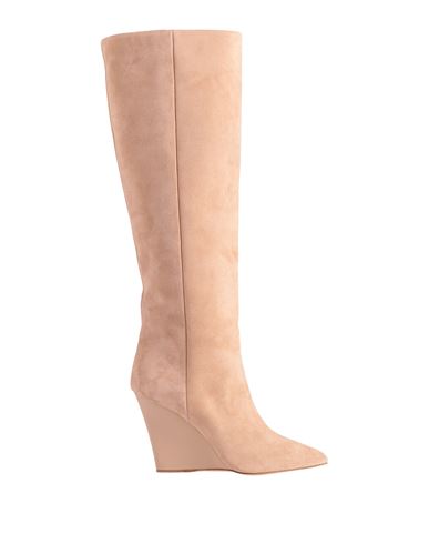 Paris Texas Woman Knee Boots Blush Size 7.5 Calfskin In Pink