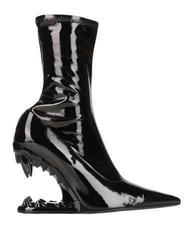 Gcds Morso 120mm Vinyl Ankle Boots In Black