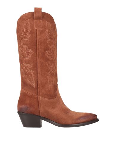 Ovye' By Cristina Lucchi Woman Boot Tan Size 6 Leather In Brown