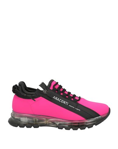 Liviana Conti Woman Sneakers Fuchsia Size 9 Textile Fibers In Pink
