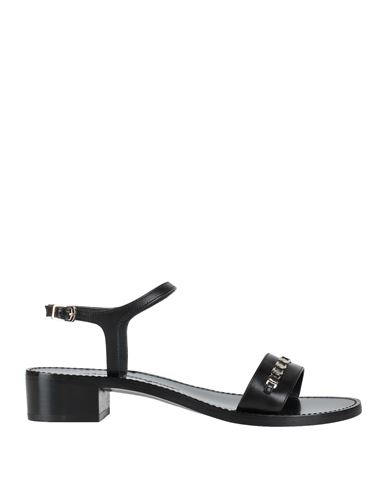 Ferragamo Woman Sandals Black Size 4.5 Calfskin