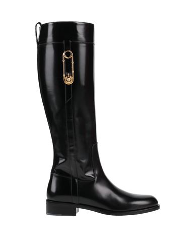 Versace Woman Boot Black Size 11 Calfskin