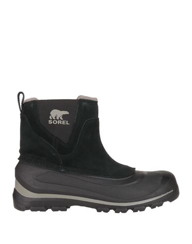 Shop Sorel Buxton Pull On Man Ankle Boots Black Size 9 Leather, Textile Fibers