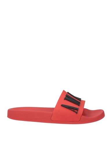 Amiri Man Sandals Red Size 8 Rubber