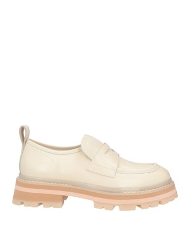 Ash Woman Loafers Off White Size 5 Soft Leather