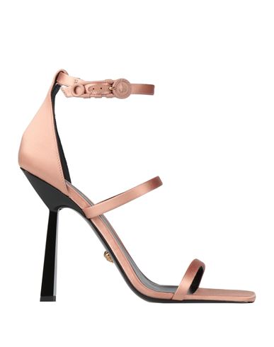 Versace Woman Sandals Pastel Pink Size 11 Textile Fibers