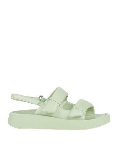 Ash Woman Sandals Sage Green Size 8 Soft Leather In Sage Green