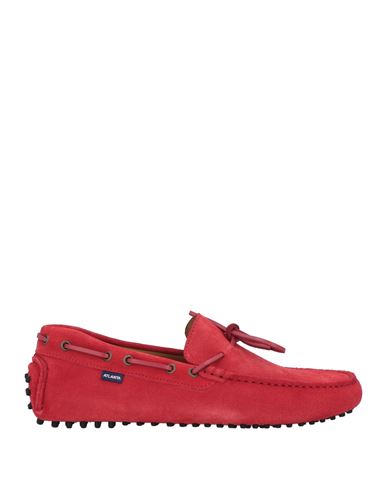 Shop Atlanta Mocassin Man Loafers Tomato Red Size 9 Soft Leather