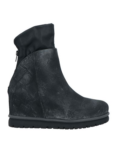 Shop Patrizia Bonfanti Woman Ankle Boots Steel Grey Size 7 Soft Leather, Textile Fibers