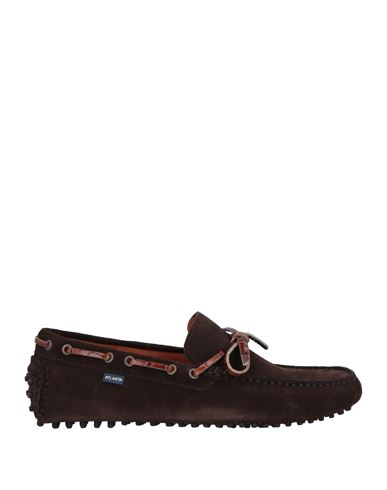 ATLANTA MOCASSIN ATLANTA MOCASSIN MAN LOAFERS DARK BROWN SIZE 8 LEATHER 