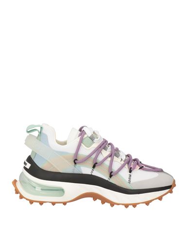 Dsquared2 Bubble Sneakers In Multicolor Micro Mesh In White
