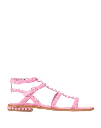 Ash Woman Sandals Pink Size 8 Soft Leather