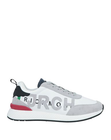 John Richmond Man Sneakers White Size 10 Leather