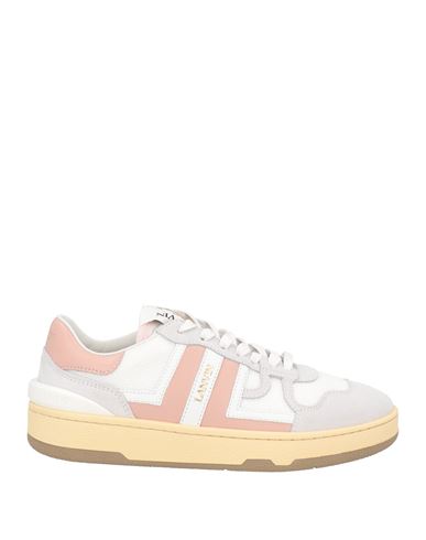 Lanvin Woman Sneakers Blush Size 6 Polyester, Calfskin In Pink