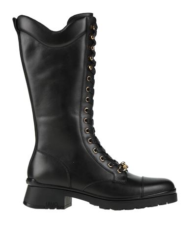 Liu •jo Woman Boot Black Size 6 Leather