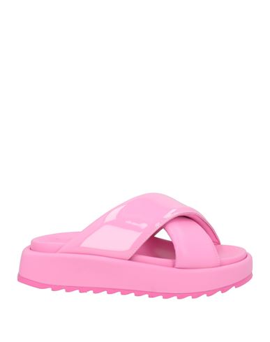 Shop Gia Borghini Woman Sandals Pink Size 8 Soft Leather