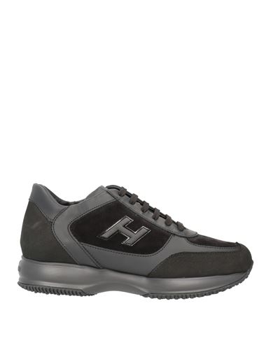Hogan Man Sneakers Black Size 11.5 Soft Leather