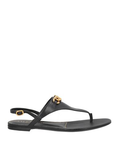 Zehentrenner Damen Schwarz 37 Damen