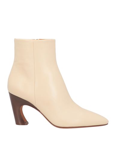 Shop Chloé Woman Ankle Boots Beige Size 9 Soft Leather