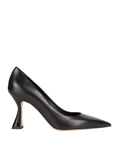 Deimille Woman Pumps Black Size 12 Soft Leather
