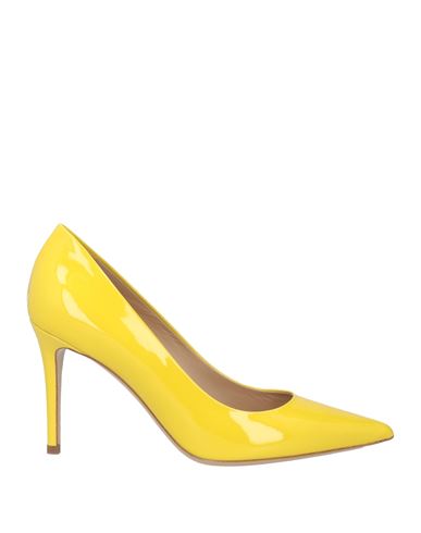 Deimille Woman Pumps Yellow Size 5 Soft Leather
