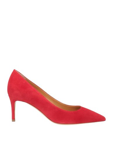 Deimille Woman Pumps Red Size 10 Soft Leather