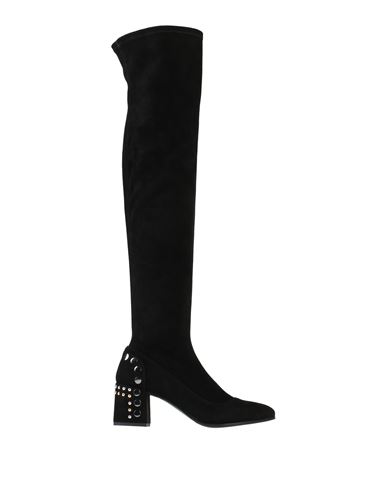 Fabi Woman Knee Boots Black Size 5 Soft Leather