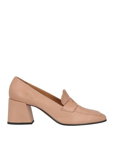 Pomme D'or Woman Loafers Light Brown Size 11 Soft Leather In Beige