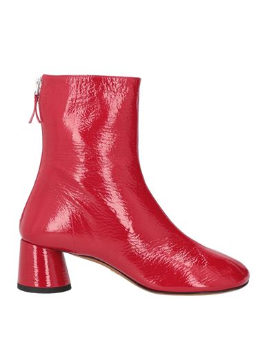 Proenza Schouler Woman Ankle Boots Red Size 11 Soft Leather