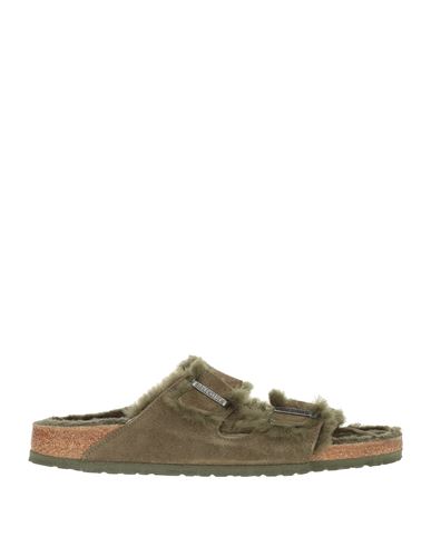 Birkenstock Man Sandals Military Green Size 13 Soft Leather
