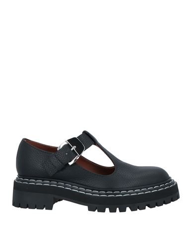 Shop Proenza Schouler Woman Loafers Black Size 6 Bull Skin