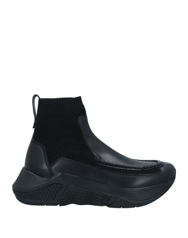 Shop Giorgio Armani Man Ankle Boots Black Size 9 Soft Leather, Textile Fibers