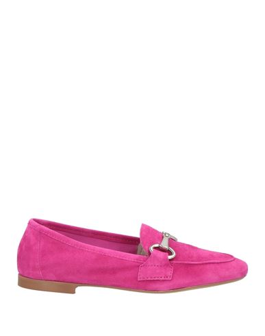 Gianluca Pisati Woman Loafers Fuchsia Size 6 Soft Leather In Pink